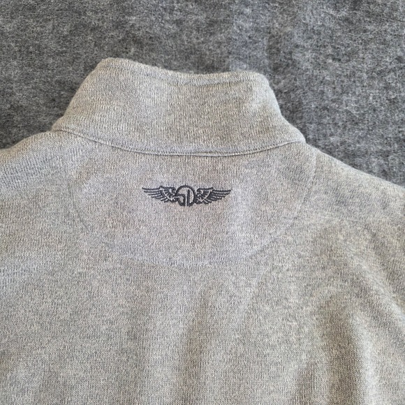 Straight Down Vest Mens XL Gray Dallas Stars Fleece Full Zip Pockets Golf - Picture 6 of 11